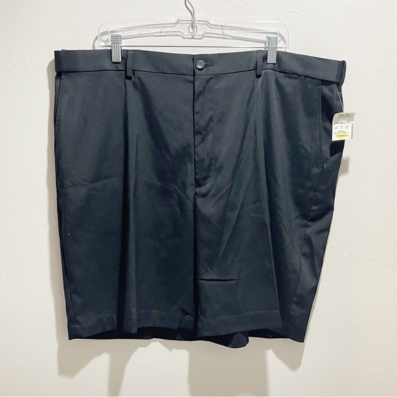 SAVANE Women’s Black Stretch Microfiber Wrinkle Free Extender Waist Short 42 - Picture 1 of 8